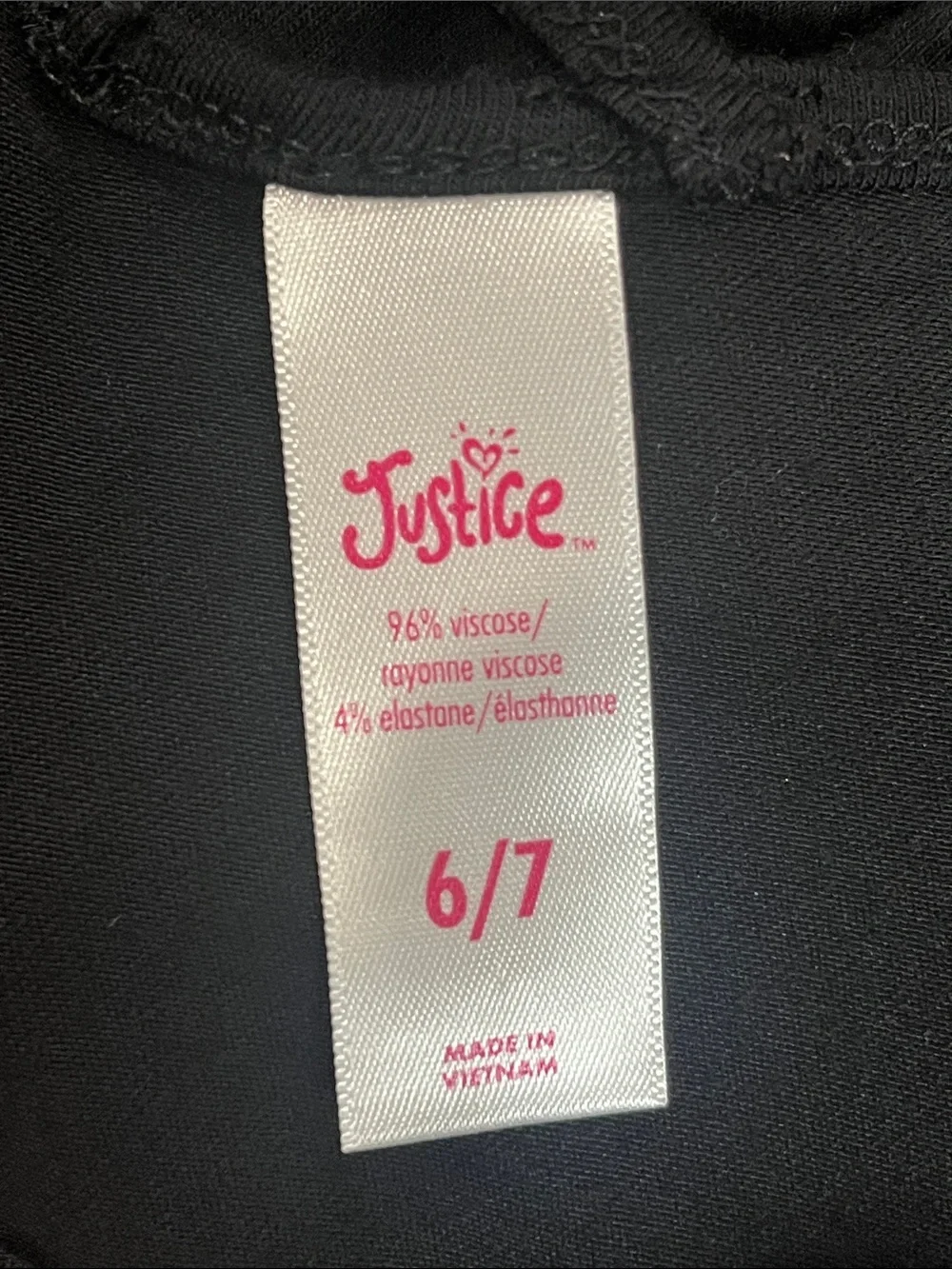 Justice Girls Black Sleeveless Tank Dress with Unicorn Be-YOU-tiful, size 6/7